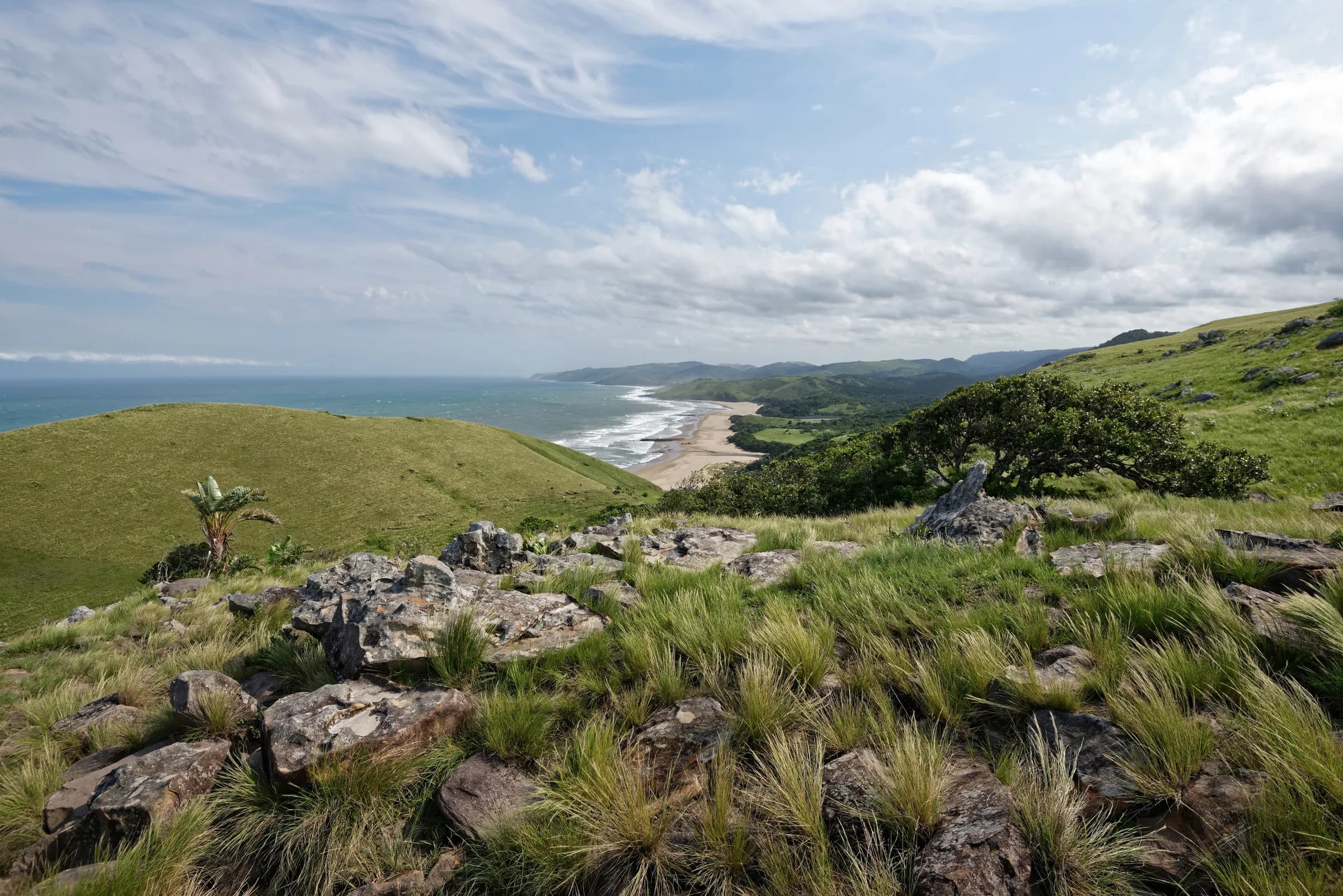 The clubhouse at Port St Johns Golf Club and the views from it